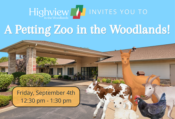 A Petting Zoo in the Woodlands