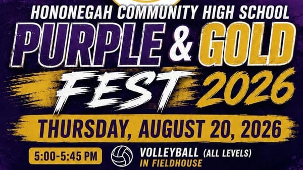 Hononegah Purple & Gold Fest Set for Thursday