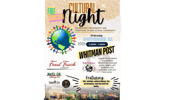 Whitman Post Elementary to Celebrate Diversity at Cultural Night