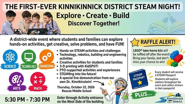 Robots, Catapults, LEGO Challenges and a Mad Scientist? Kinnikinnick's First STEAM Night Promises Fun for the Whole Family