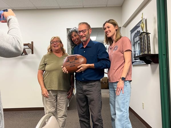 Rockton presented with Rock Snake Award