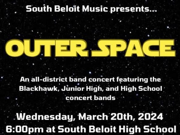 Outer Space: South Beloit All-District Band Concert