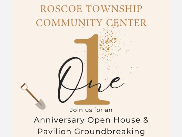 Roscoe Township Community Center One Year Anniversary