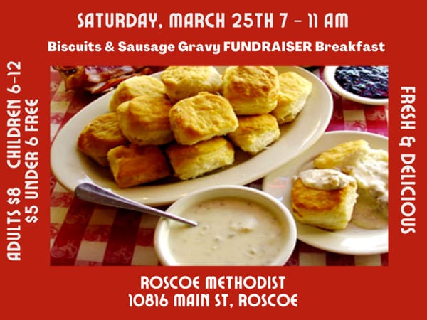 RUMM Biscuits & Sausage Gravy Breakfast Fundraiser