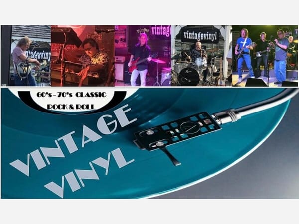 Local classic rock band Vintage Vinyl opens the Rockton River Market on Wednesday June 1