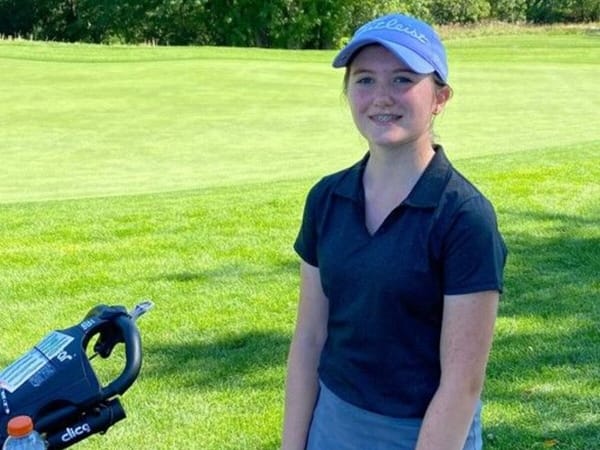 Youth golfer playing in the PGA Jr League event at Glen Erin this week