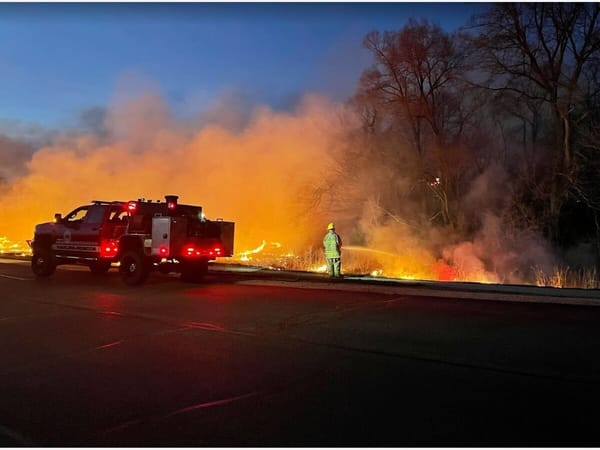 Controlled burn at Northpointe campus