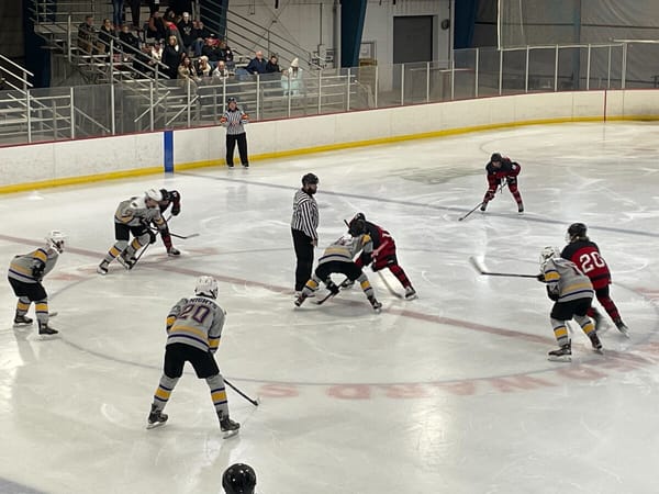 Hockey anyone? It's quite an Ice showing for the Indians during Wednesday night scrimmage