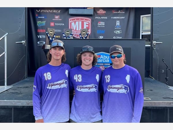 Hononegah Bass Fishing finishes 4th at state