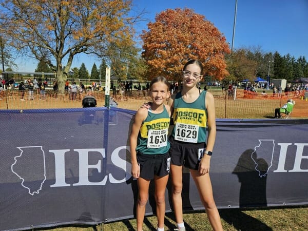 IESA 2024 cross country championships featured Roscoe and Stephen Mack Middle School runners