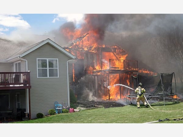 Fire departments respond to Dublin Drive house fire, family safe