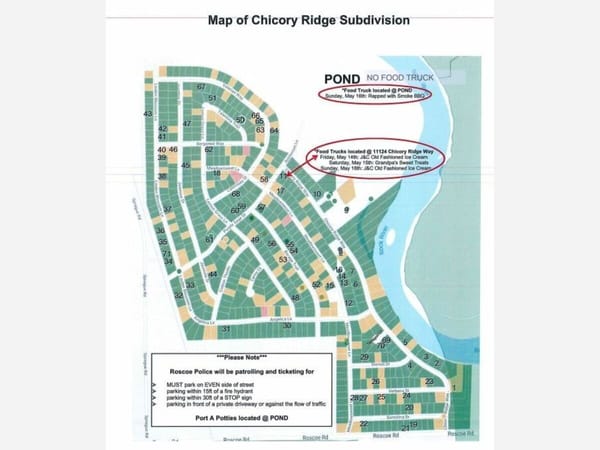 Chicory Ridge Subdivision Garage Sales