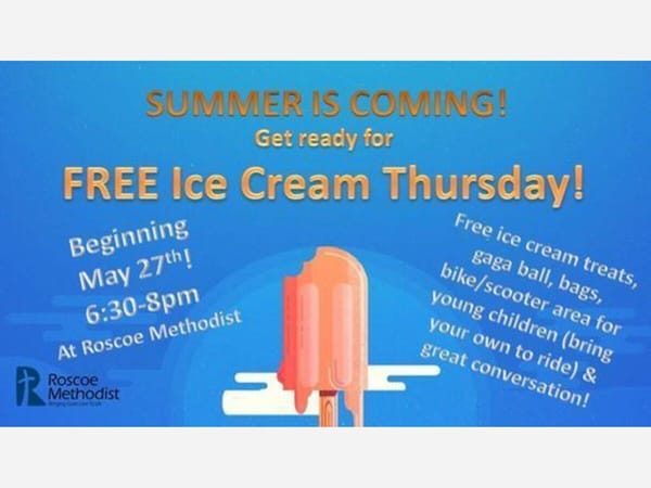 Free Ice Cream Thursdays