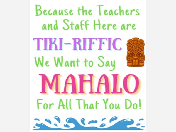 It's Teacher/Staff Appreciation Week in Kinnikinnick School District