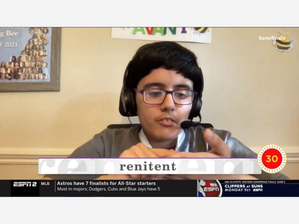 Roscoe speller competes in National Spelling Bee semifinals Sunday night