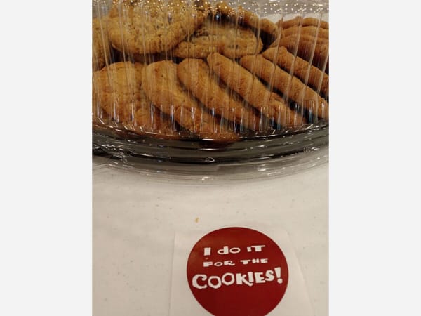 Photo: When at Mary's Market, you might do it for the cookies.
