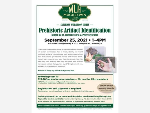 Prehistoric Artifact Identification at Macktown Living History