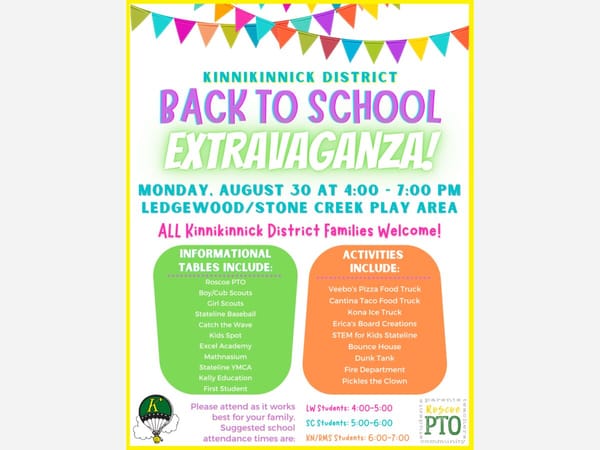 Kinnikinnick District Back to School Extravaganza