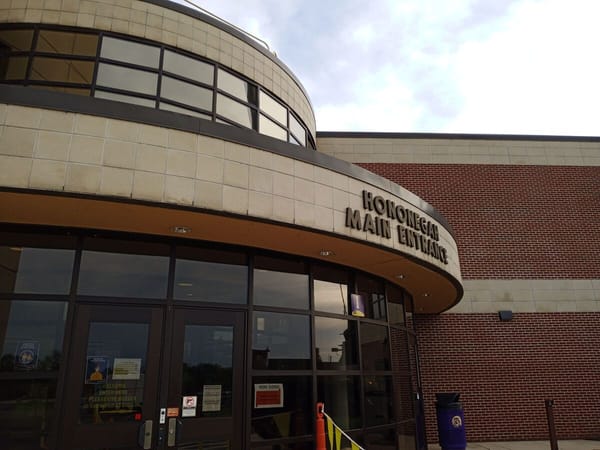 Parents voice opinions on wearing of masks at Hononegah Community High School Board meeting