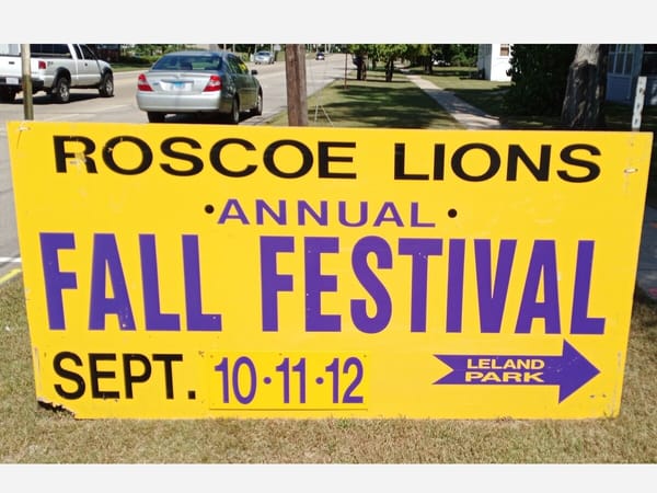 Roscoe Fall Festival Schedule 2021