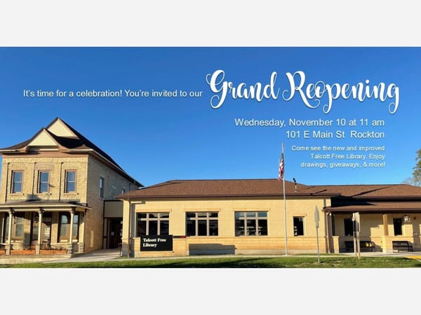 Talcott Free Library Grand Re-Opening