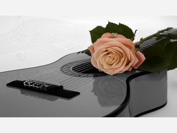 Scotty Stotts (1931-2021) enjoyed playing guitar and riding motorcycles