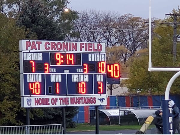 Hononegah leads at halftime, but succumbs to St. Rita in the end