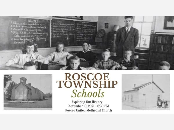 Exploring the history of schools in Roscoe Township