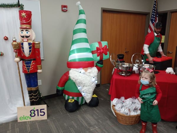 Christmas Greetings from the Hometown Holidays Celebration in Roscoe