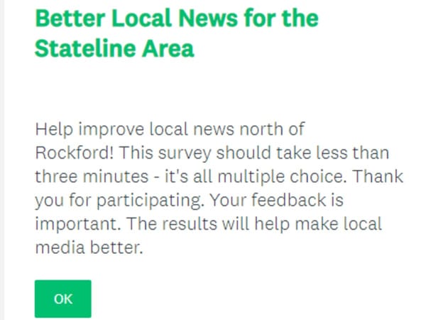 Help improve your local news by answering nine questions