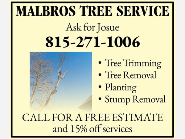 New advertiser: Malbros Tree Service