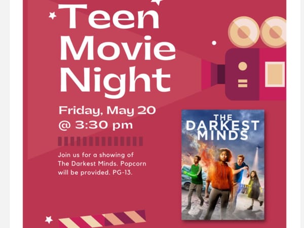 Teen Movie Night - Talcott Library
