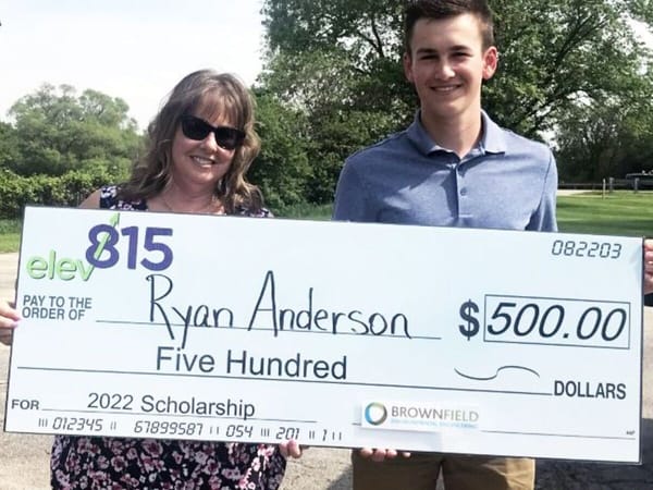 Scholarships from elev815 came by special delivery
