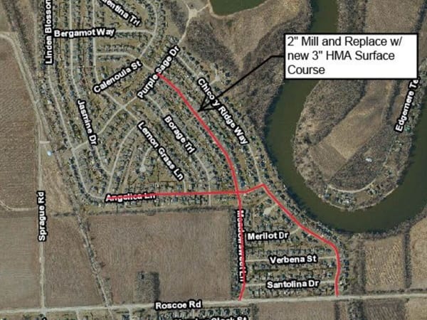 Roscoe's Residential Streets Program focuses on Chicory Ridge's most traveled roads