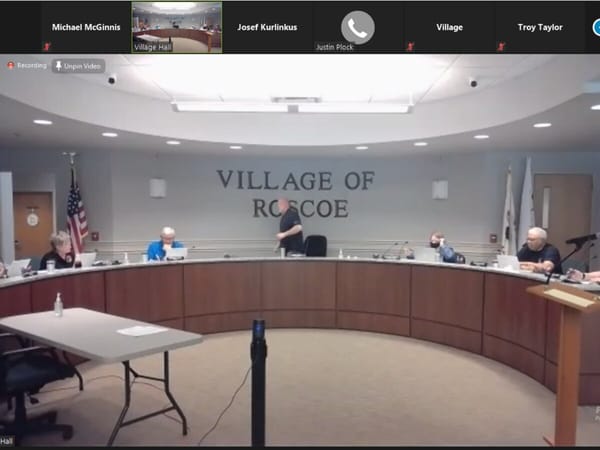 Roscoe Village trustees remotely consider remote work policies
