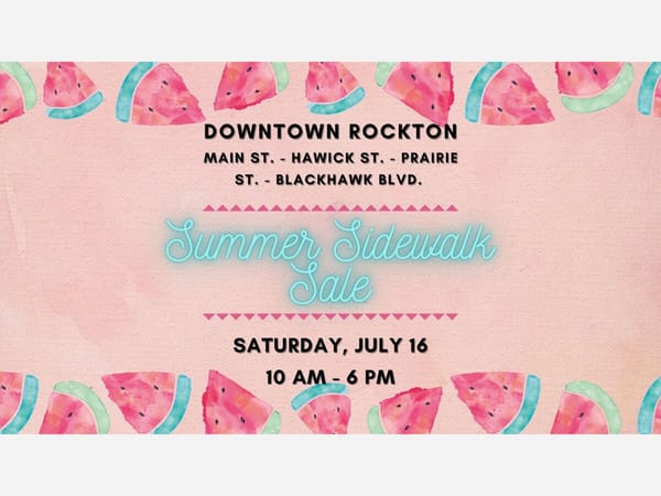 Downtown Rockton's Summer Sidewalk Sale