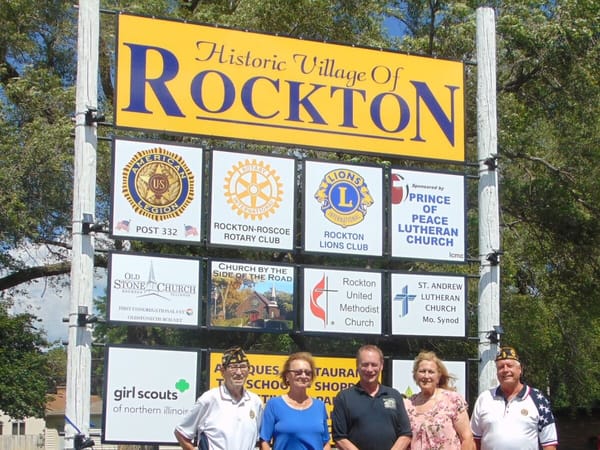 New eye-catching sign in Village of Rockton