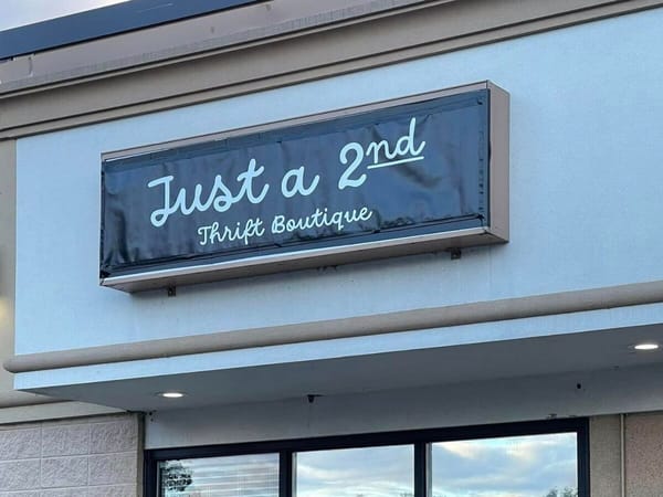 New thrift store, "Just A 2nd," opening in Roscoe on Saturday