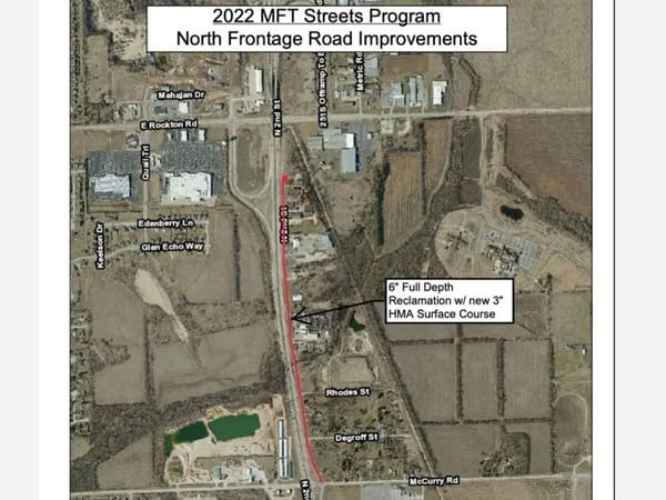 North IL-251 frontage road to be redone beginning next week