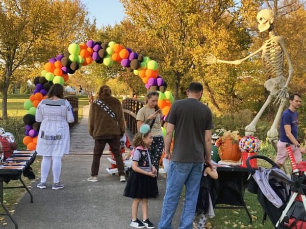 A beautiful day for a Halloween party at Porter Park