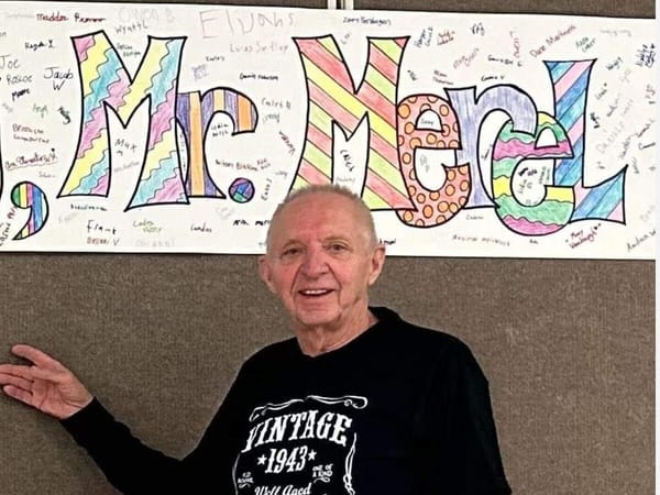 Willowbrook Middle School celebrates 80th birthday of original staff member