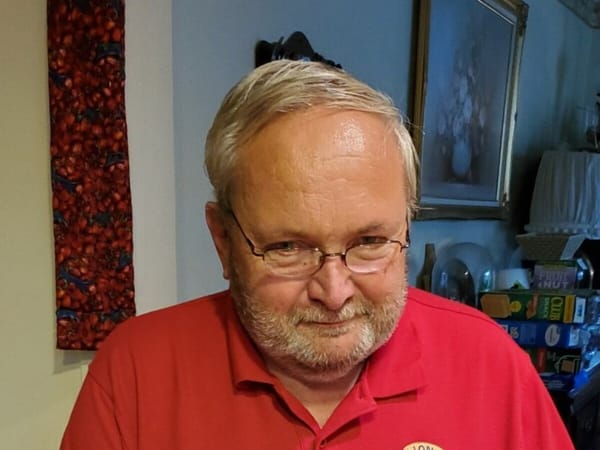 Bruce Werrbach helped decorate Rockton for Christmas
