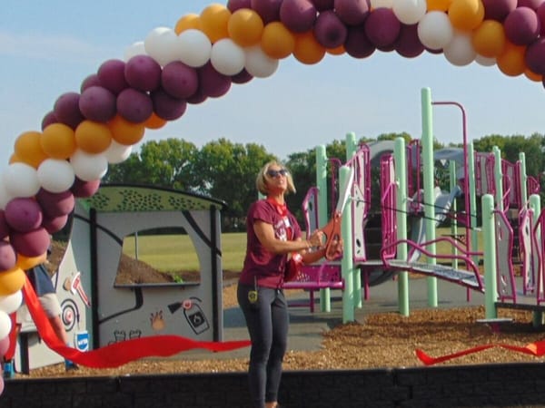 Rockton schools unveil new playground equipment