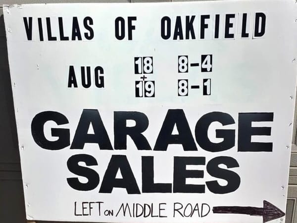 Neighborhood garage sale in South Beloit starts Friday