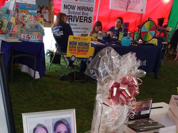 Check out the exhibit tent at Fall Festival 2023