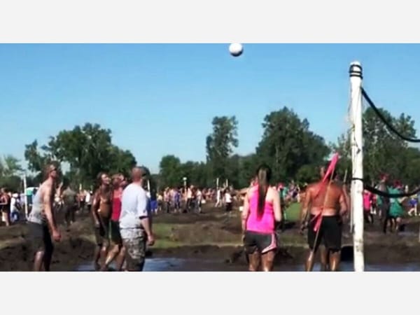 Mud Volleyball Tournament: getting filthy for a cause