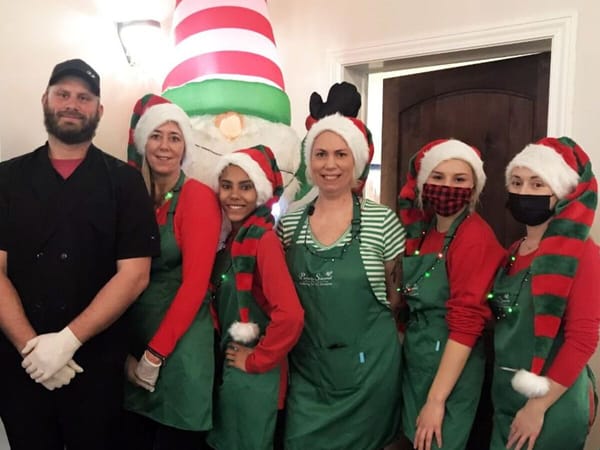 A delicious Brunch with Santa