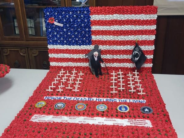 VFW Post 2955 in Roscoe are winners of 2022 Buddy Poppy competition
