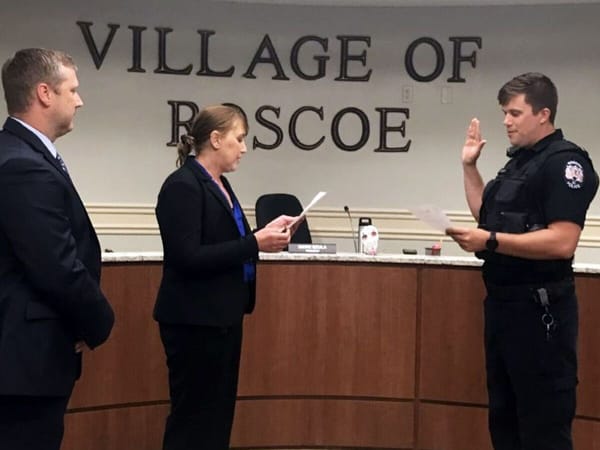 A busy night at Roscoe Village meeting