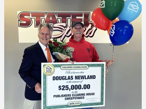 Publishers Clearing House pays a surprise visit to Roscoe